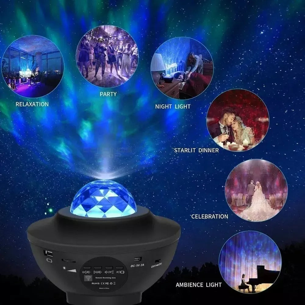 Proyector Lampara De Galaxia Estrellas